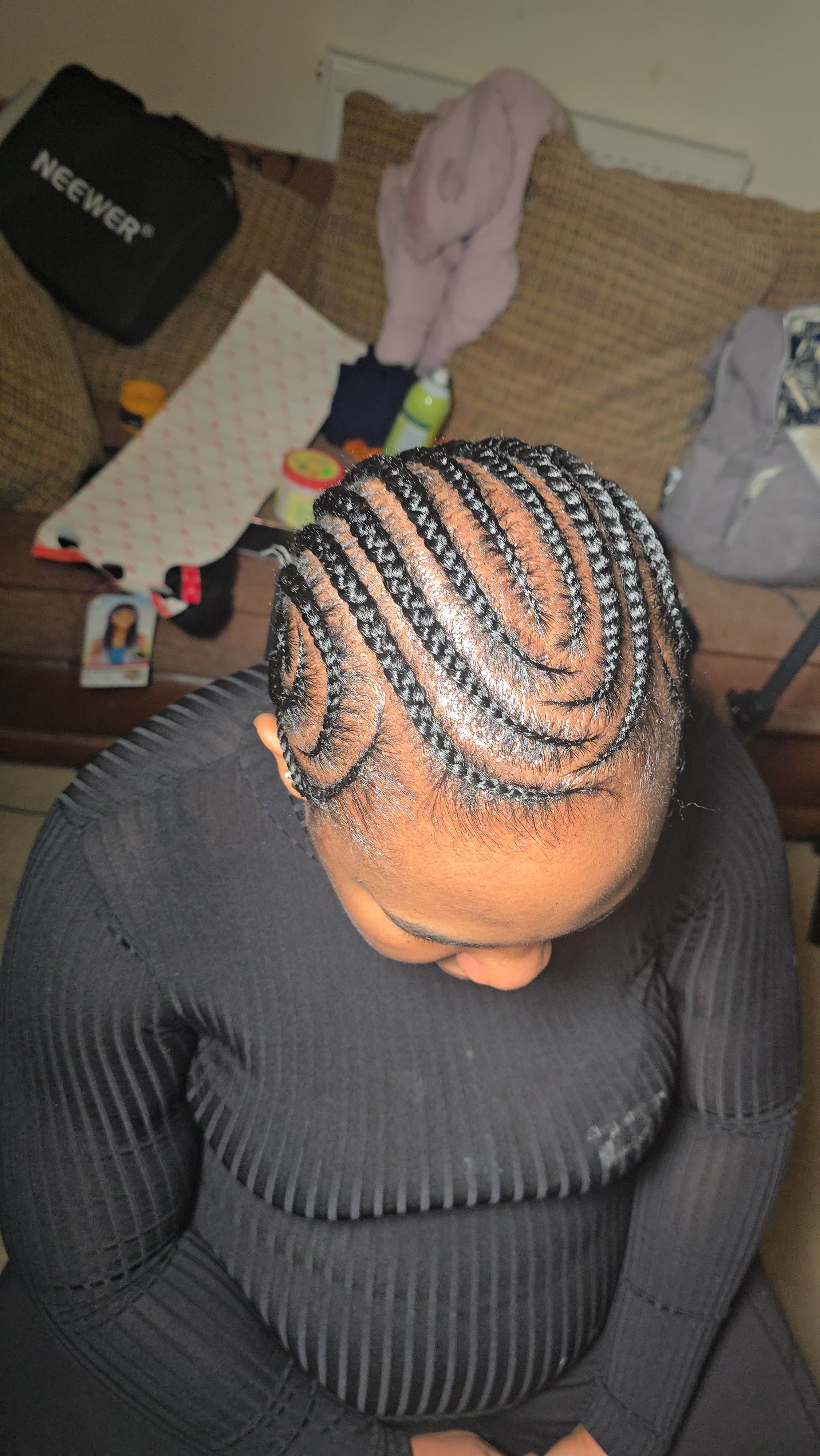 Freestyle Cornrow Design