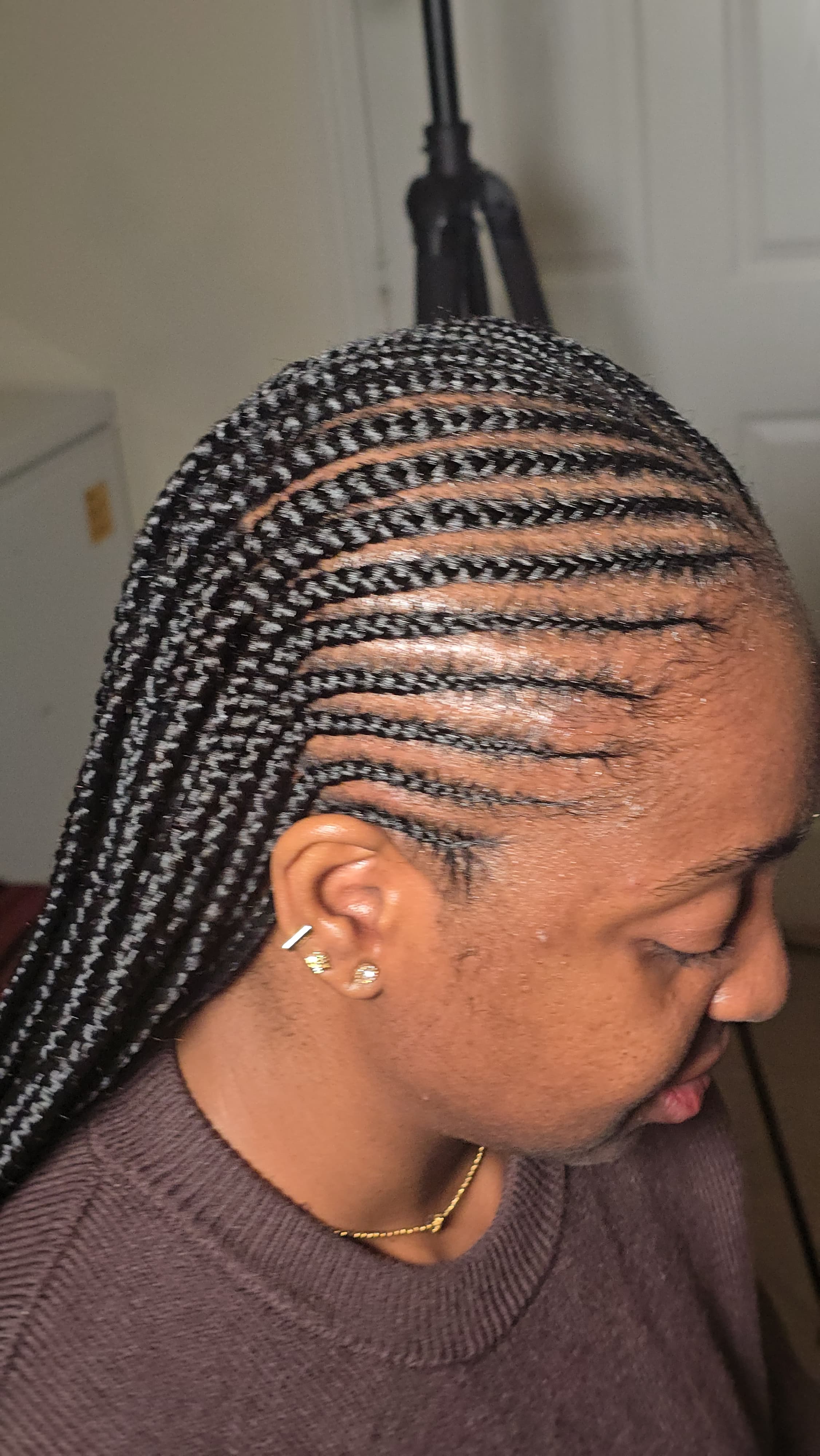 Feed-in Cornrows with Extensions